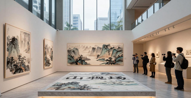 免费看！浦东碧云美术馆山水影像展，把山水搬进都市