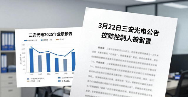 3月22日三安光电公告实际控制人被留置，对公司影响几何？