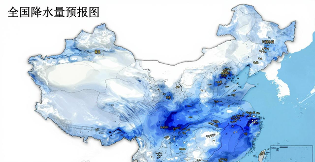 未来三天南方多阴雨,青藏高原东部多雨雪,具体预报看这里